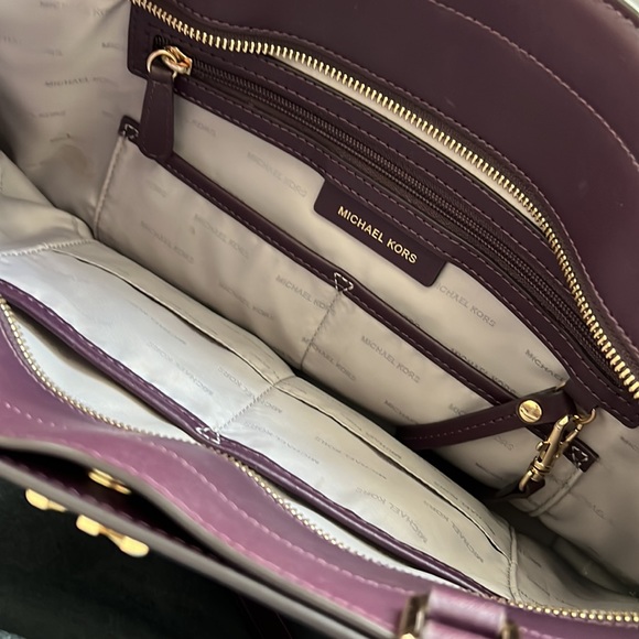 Michael Kors Purple Tote - Picture 5 of 7